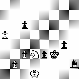 Sterker nog, bij onnauwkeurig spel waren er nu zelfs verlieskansen. Het door Herman en mij voorgestelde alternatief 41. Lb8 wint echter óók niet. Bram vond bij Café Jacks meteen de oplossing: 41....c5!