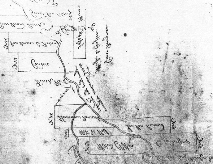 kaart van het Paragebied uit 1708. De familie Clifton was in 1680 reeds in Suriname ; uit die tijd is bekend Nathaniel Clifton. Mogelijk is Willem Clifton zijn zoon.