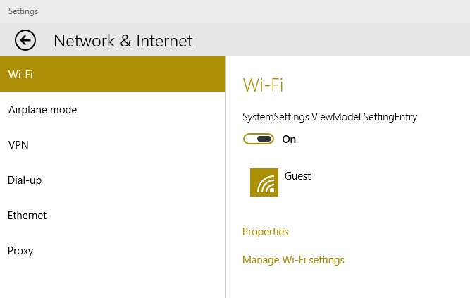 Verbinding maken met het Internet - 33 4. Selecteer [Network & internet] (Netwerk en internet). 5.