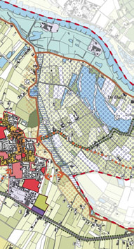 48 Versterk de variatie, verstevig de banden! Herstructurering veelal verouderde erven met verpauperde schuren met o.a. een moderne vergroting van de woning naar achteren met uitzicht over het land.