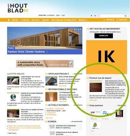 ~ 5 ~ Product van de maand Dit is een exclusieve propositie op www.houtblad.nl gedurende één maand. We lichten een (kalender)maand lang een product uit op de website van Het Houtblad.