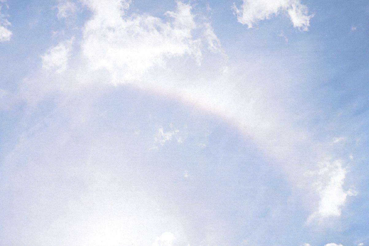 Halo om de zon Lichtbreking in ijskristallen in cirrus en cirrostratus veroorzaakt