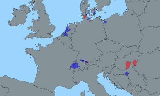 VOGELGRIEP Persmededelingen van het FAVV Vrijdag 18 november 2016 (zie ook kaart van het Europese ADNS-systeem in bijlage met gevallen bij wilde vogels in het blauw en uitbraken bij pluimvee in het