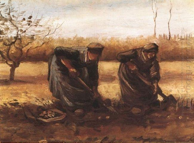 19 e eeuw: Vincent van Gogh: twee versies van het boerenleven