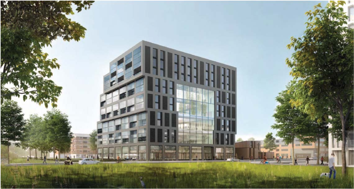 Figuur 2-2: Impressie nieuwbouw [bron: Olaf Gipser Architect] Voor nadere gegevens omtrent de constructie verwijzen wij u naar de berekeningen en tekeningen van de constructeur. 2.2 Afmetingen en ontgravingsniveaus (kelder projectlocatie) Aan de hand van de verstrekte constructietekeningen (ref.