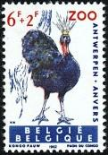1216/1221 - Filantropische Serie. Zoo van Antwerpen II "Vogels". Uitgiftedatum: 23/06/1962 folder Nr. gn/62: vnr.