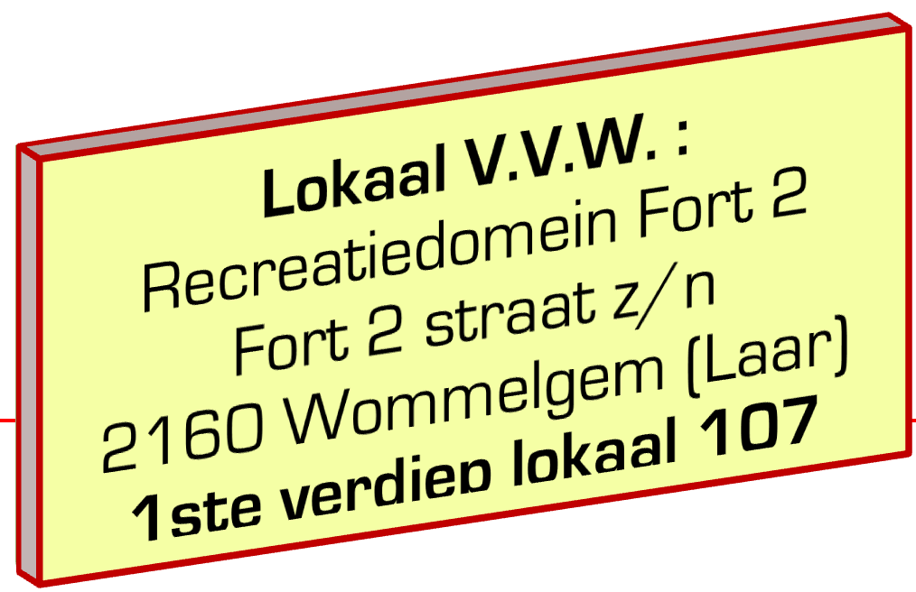 VERENIGDE VOGELVRIENDEN WOMMELGEM Secretariaat V.V.W. Nijverheidsstraat 32 2160 Wommelgem Blog: http://www.bloggen.be/vvw/ Tel.: +32(0)3-353 96 52 Mobiel: +32(0)473-87 05 09 Mail: v.v.w.secretariaat@skynet.