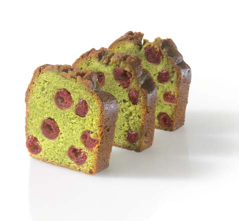 Matcha cake riotti nes en Cointreau Recept voor 5 cakes van 16 cm lengte en 7 cm breedte : 540 g/stuk.