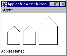 32 Nieuwe methoden 5 import java.awt.graphics; import java.applet.