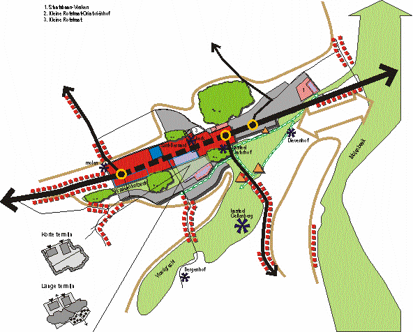 Grootschalig open ruimtegebied Strategische actiegebieden Kern Sint-Bernard afbakening voorzieningen langs N2 RUP Centrumas