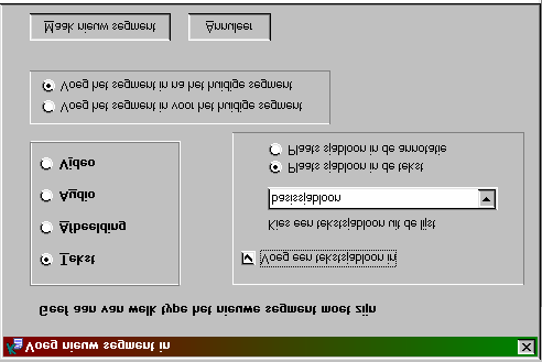 En wat nog rest 187 11.4 Aanmaken en gebruiken van tekstsjablonen In paragraaf 3.1.3 is bij het aanmaken van een nieuw tekstsegment al sprake geweest van de mogelijkheid om tekstsjablonen in de tekst of in de annotatie op te nemen.