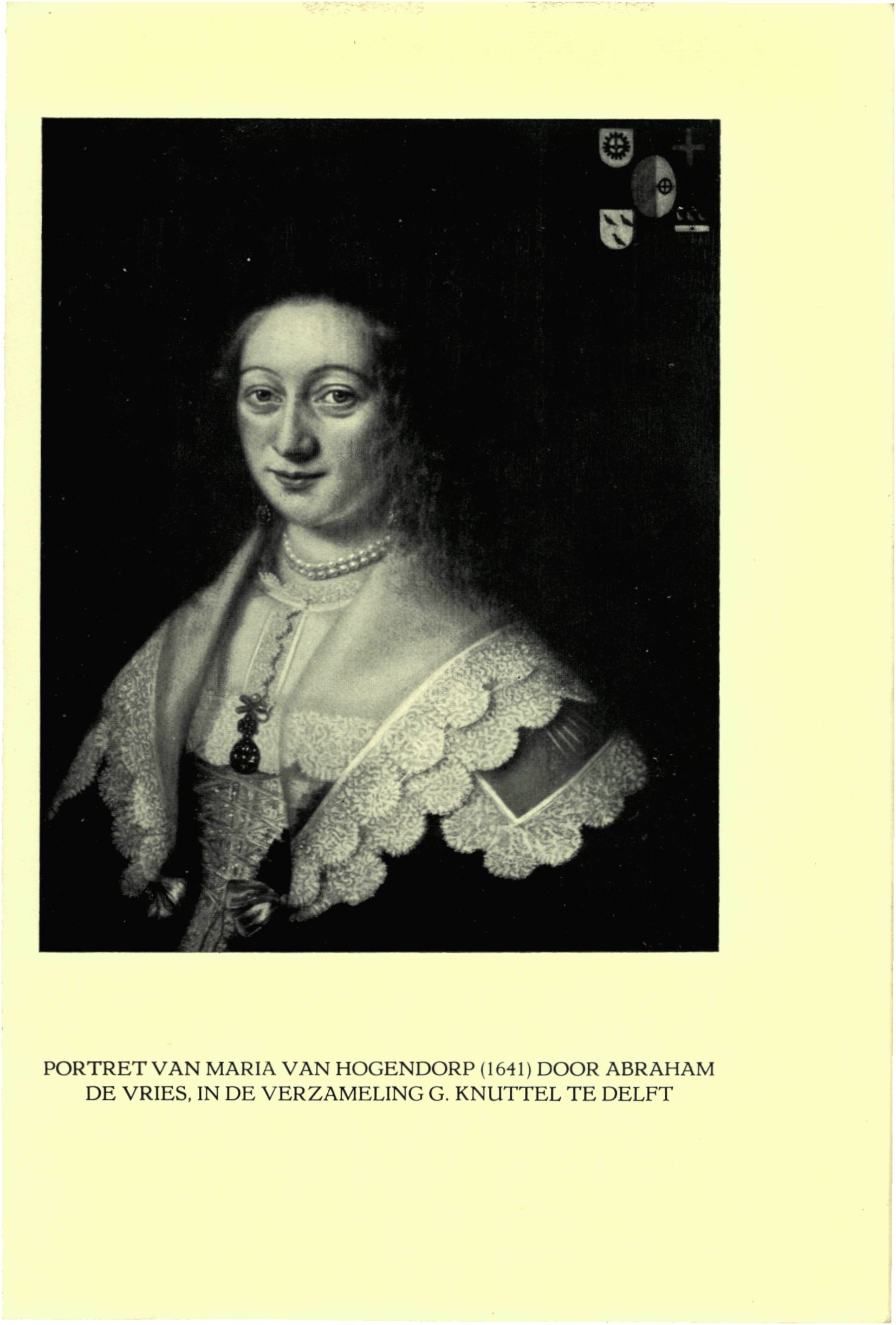 PORTRET VAN MARIA VAN HOGENDORP (1641) DOOR