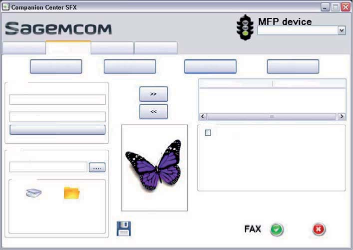 Met Companion Center SFX faxen Inleiding Met het programma Companion Center SFX zend, ontvangt en beheert u faxberichten op de computer.