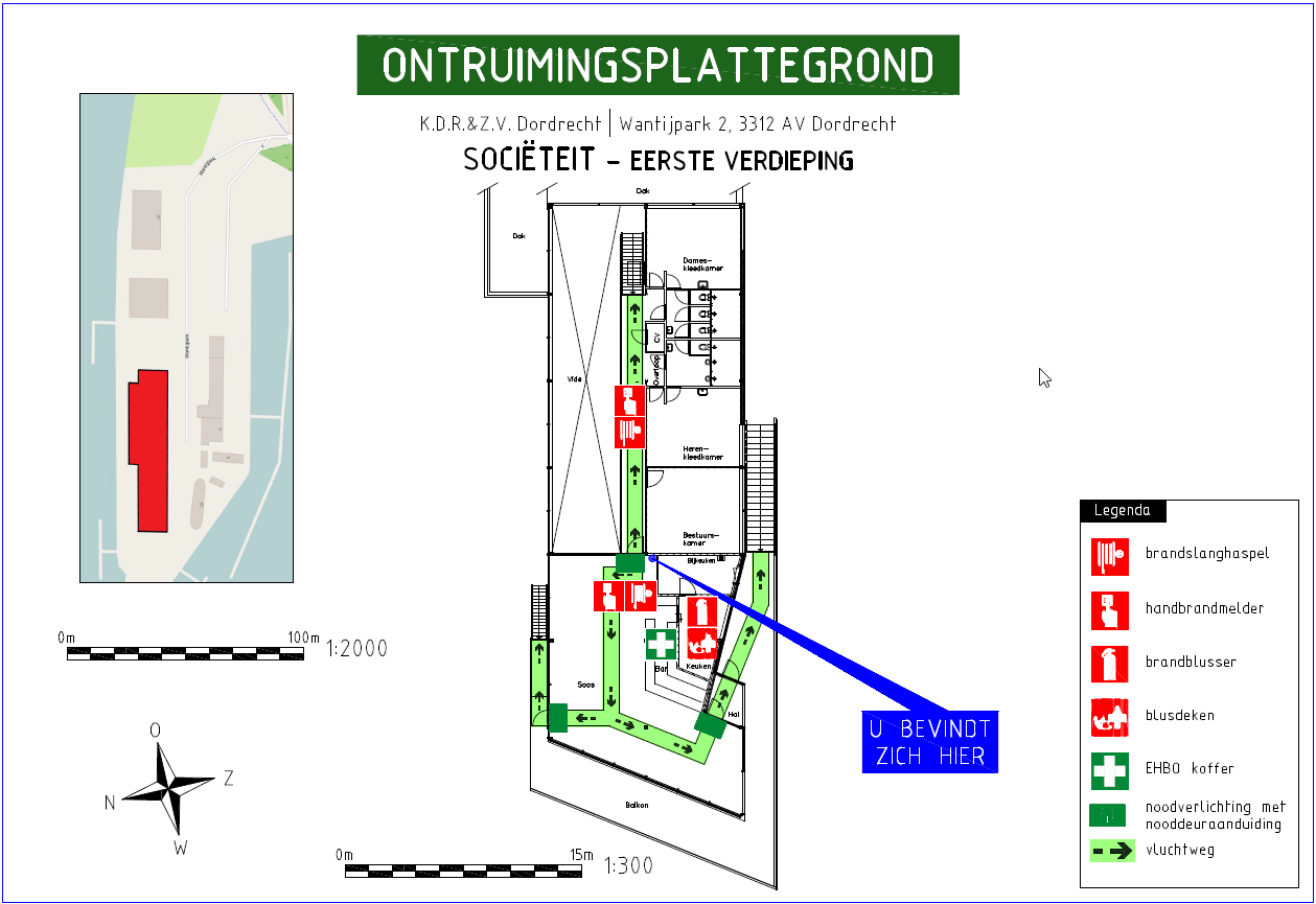 8.3 Ontruimingsplattegrnd Ss Reilds KDRZV Ontruimingsplan Lcatie Wantij