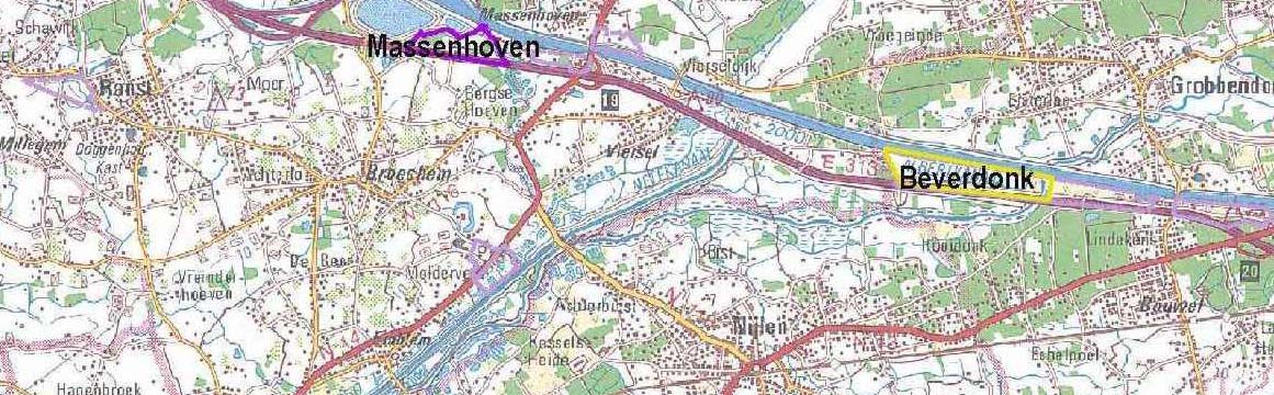 BEVERDONK Nieuw bedrijventerrein: 68 ha RUP Definitief vastgesteld: 15 juni 2006 (Milieu)maatregelen mee opgenomen