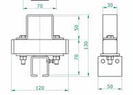 Zwenkarm steunen CEPRO ZWENKARM STEUNEN Geschikt voor CEPRO zwenkarmen met liggers uit koker 50x50mm. Voor alle zwenkarmen gelden aangepaste leveringsvoorwaarden.