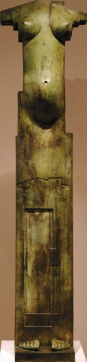 LÁSZLÓ TAUBERT King, brons, oplage 8, 132x23x25 cm