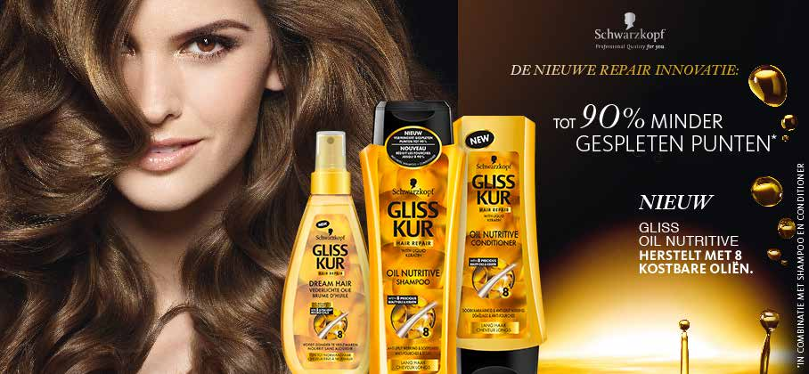 GEHELE GLISS KUR ASSORTIMENT Gliss Kur Shampoo Control & Anti Frizz (250 ml) 2 stuks van 10.58 voor 5.