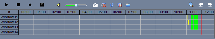 35 NEDERLANDS 5.4 Terugspelen van lokale opnames Open de terugspeel functie door op de knop te klikken. Hier kun je de lokale opnames terugkijken op je pc. 1.