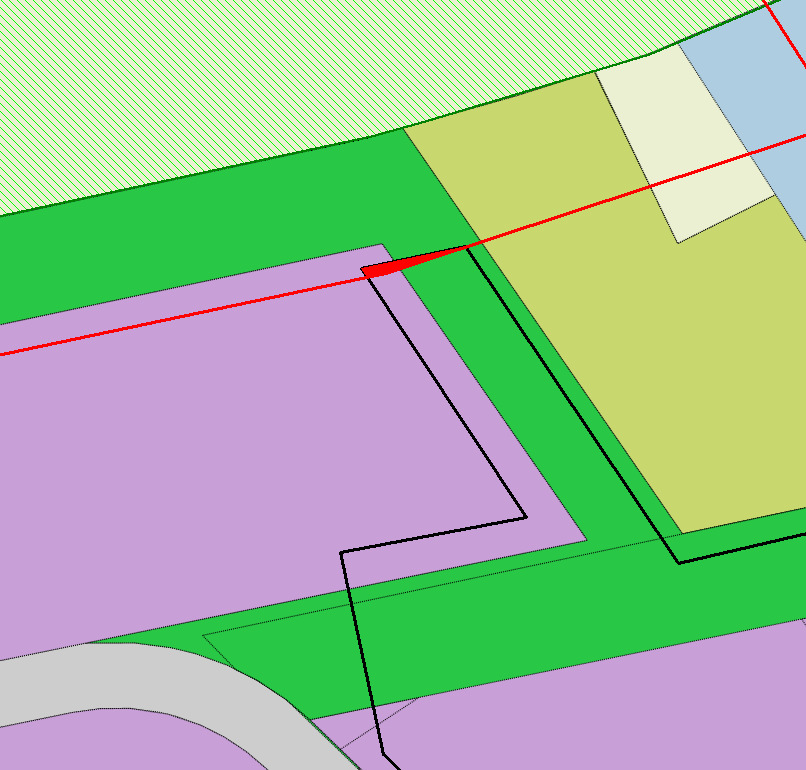 P2016.504-02/04-01-2017 bedrijventerrein binnen de in figuur 4.1 gepresenteerde zone. Deze plaatsen zijn onderstaande ingezoomd weergegeven: 1 2 4 3 Figuur 4.