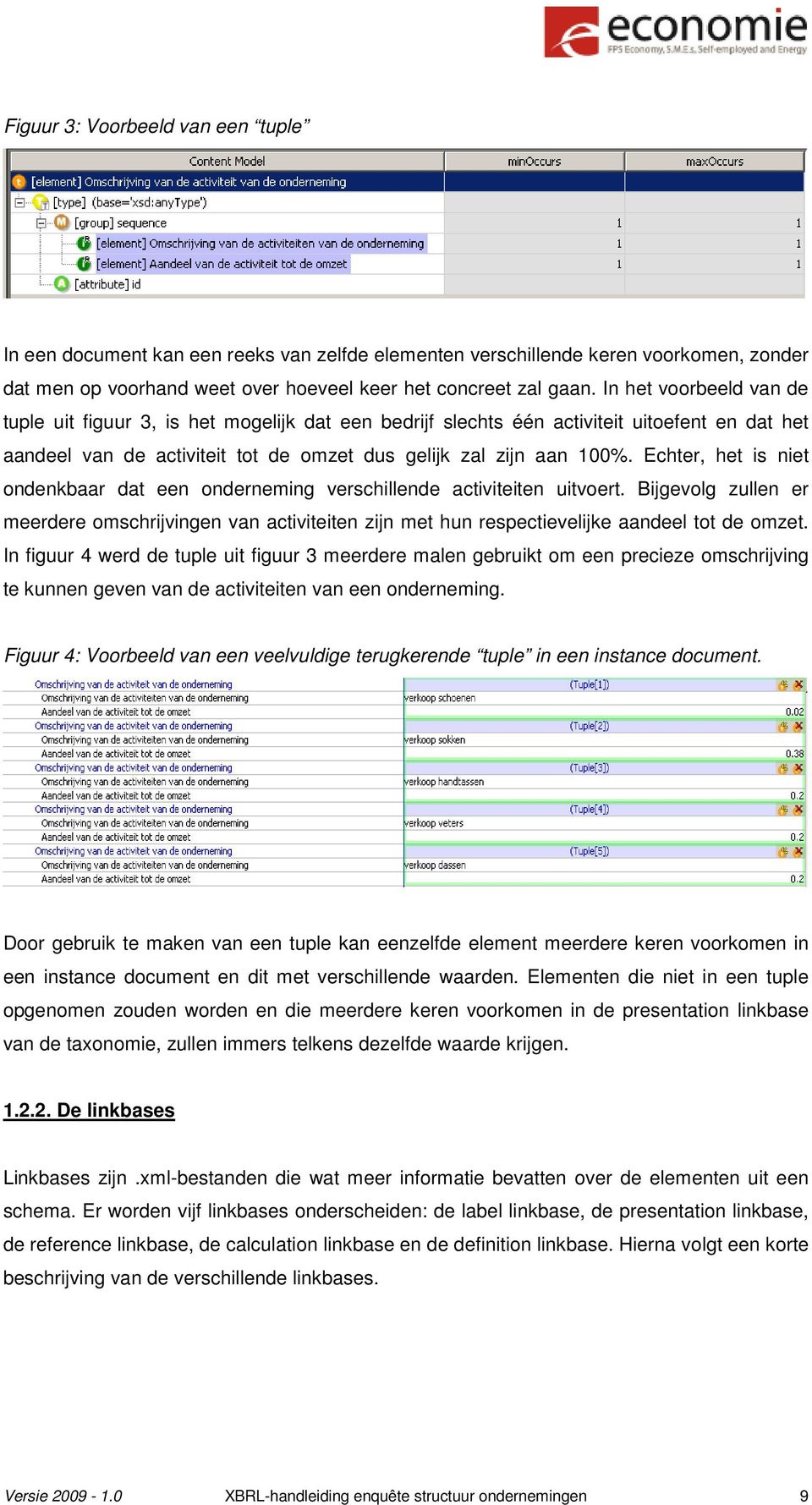 Echter, het is niet ondenkbaar dat een onderneming verschillende activiteiten uitvoert. Bijgevolg zullen er meerdere omschrijvingen van activiteiten zijn met hun respectievelijke aandeel tot de omzet.