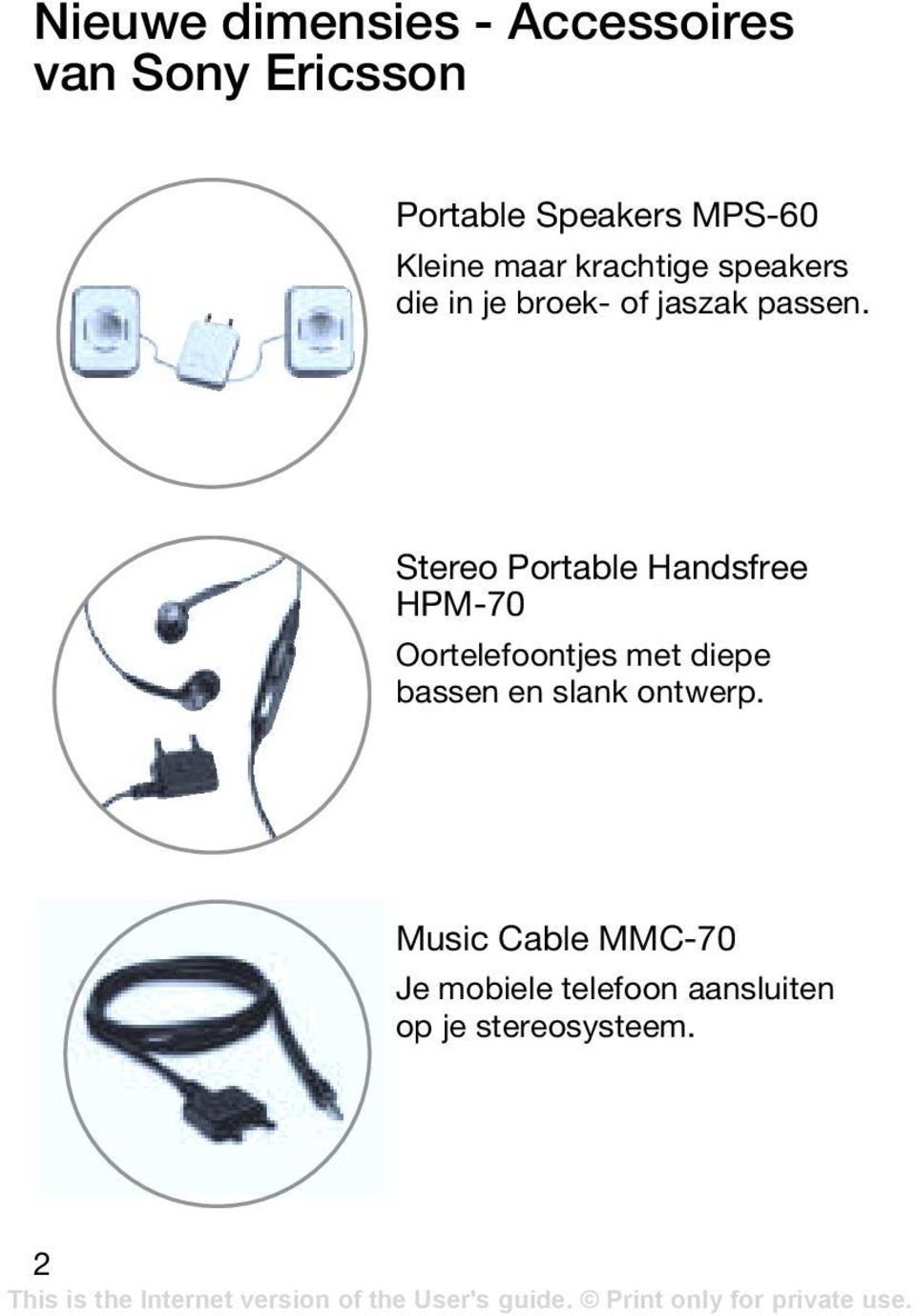 Stereo Portable Handsfree HPM-70 Oortelefoontjes met diepe bassen en