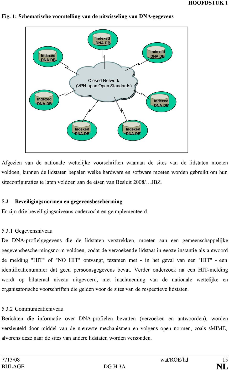 Indexed DNA DB Afgezien van de nationale wettelijke voorschriften waaraan de sites van de lidstaten moeten voldoen, kunnen de lidstaten bepalen welke hardware en software moeten worden gebruikt om