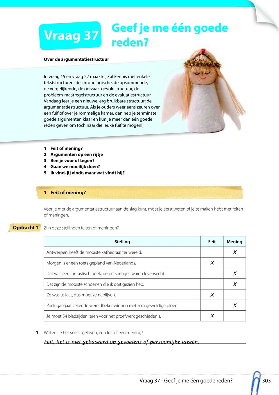 probleem-maatregelstructuur en de evaluatiestructuur. Vandaag leer je een nieuwe, erg bruikbare structuur: de argumentatiestructuur.