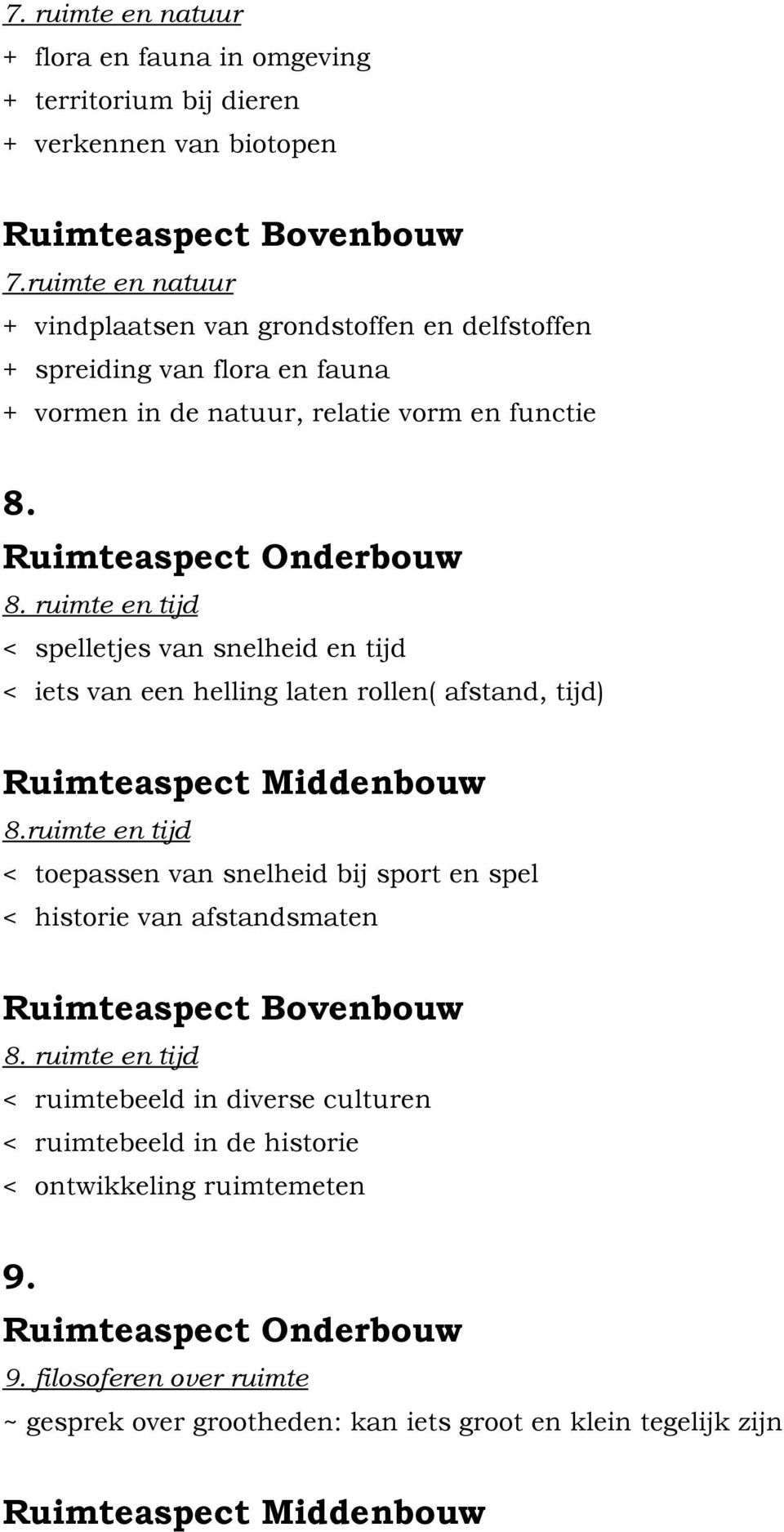 8. ruimte en tijd < spelletjes van snelheid en tijd < iets van een helling laten rollen( afstand, tijd) 8.