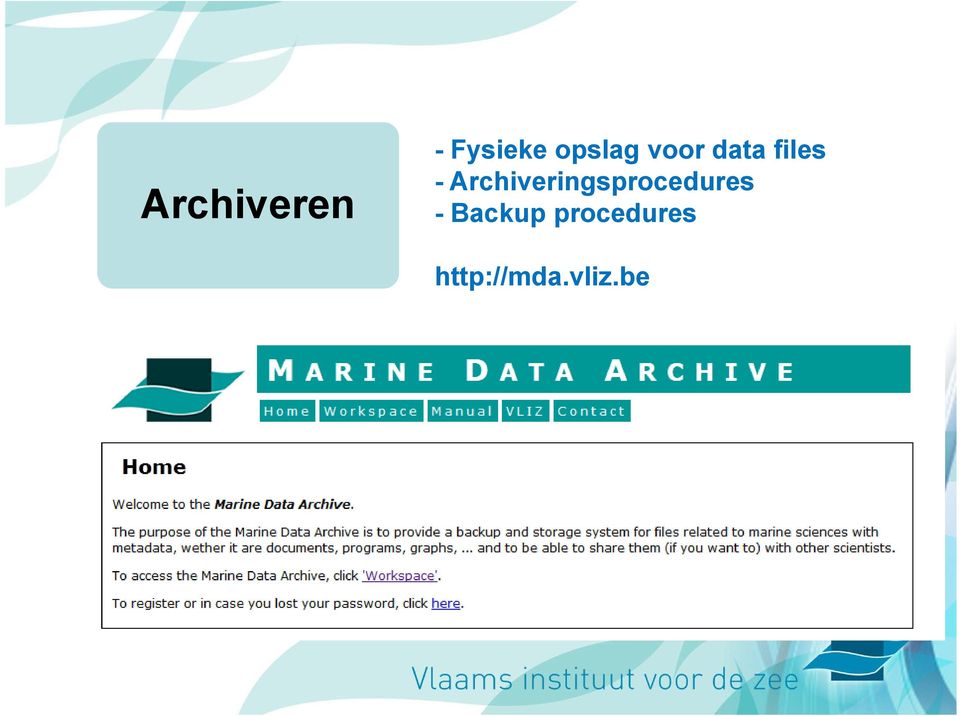 Archiveringsprocedures -