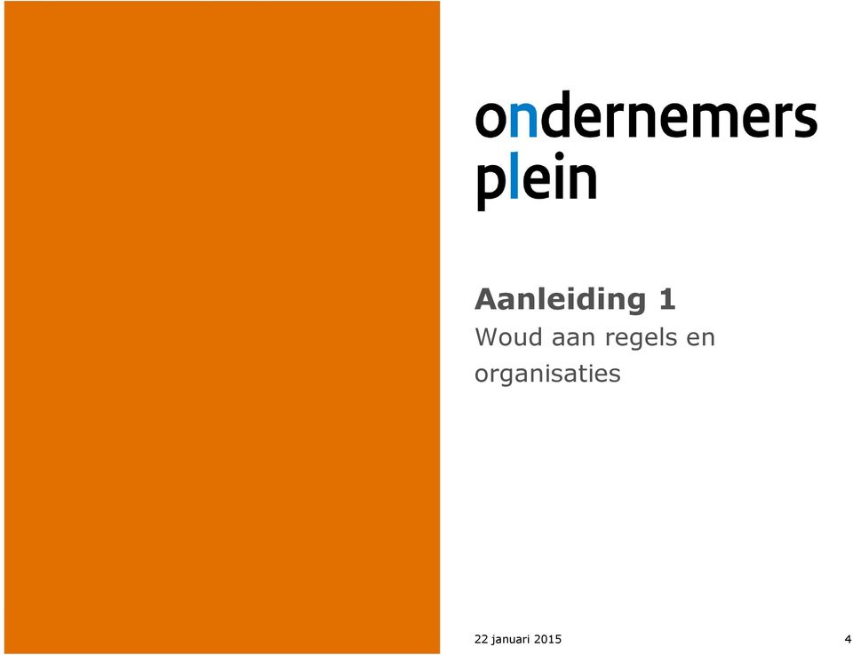 en organisaties