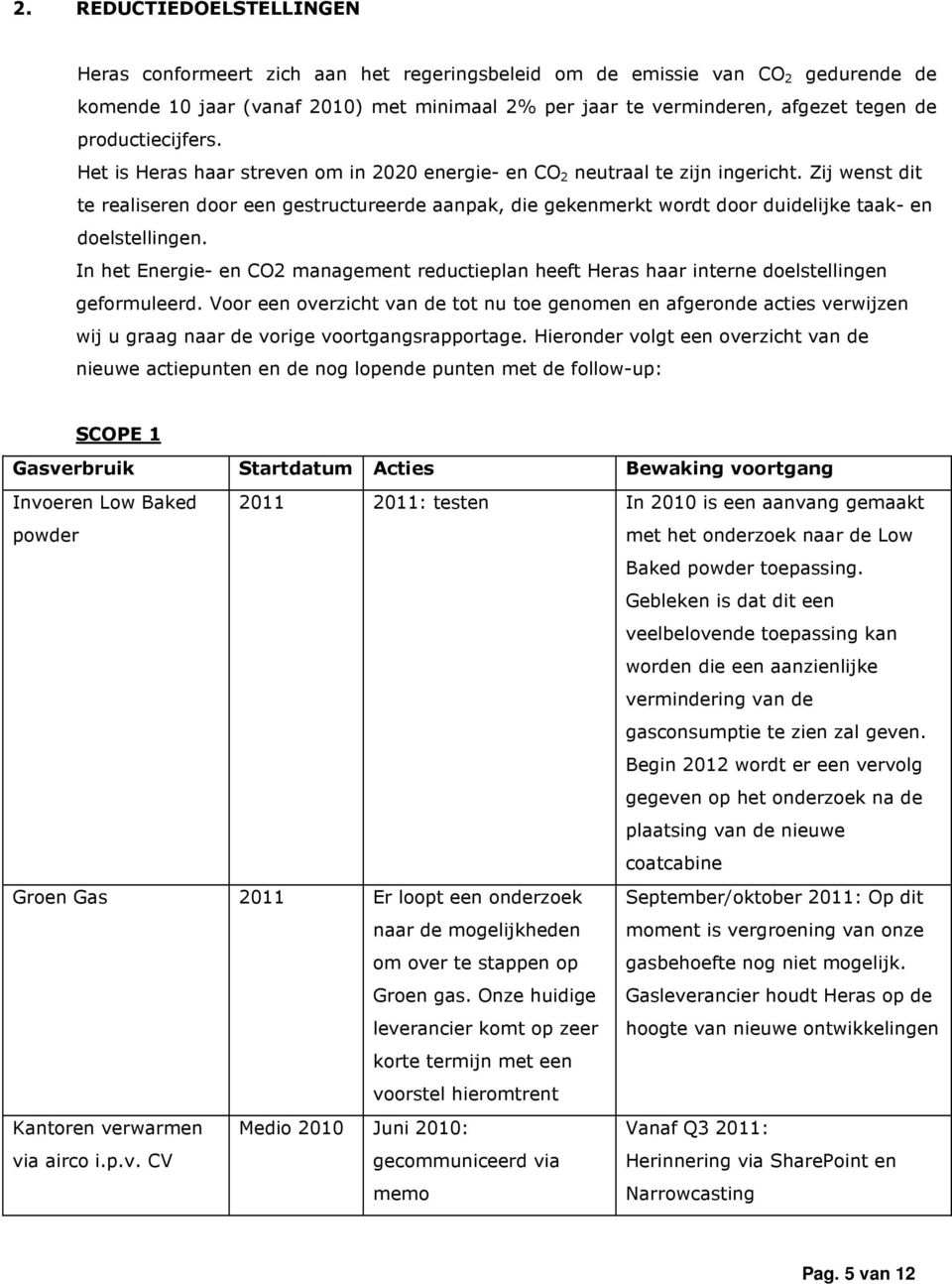 Zij wenst dit te realiseren door een gestructureerde aanpak, die gekenmerkt wordt door duidelijke taak- en doelstellingen.