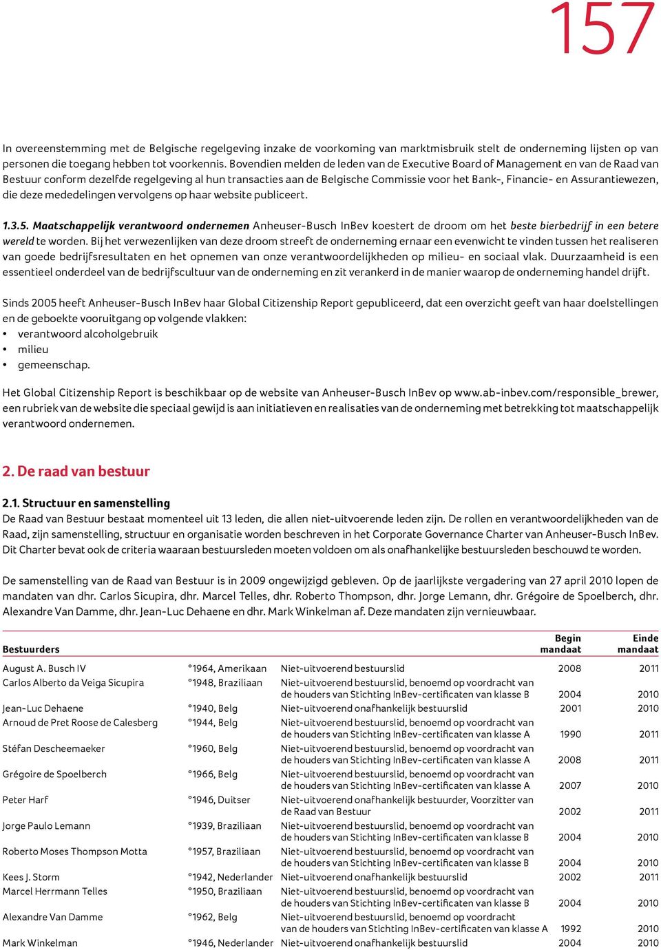 Assurantiewezen, die deze mededelingen vervolgens op haar website publiceert.... Maatschappelijk verantwoord ondernemen koestert de droom om het beste bierbedrijf in een betere wereld te worden.