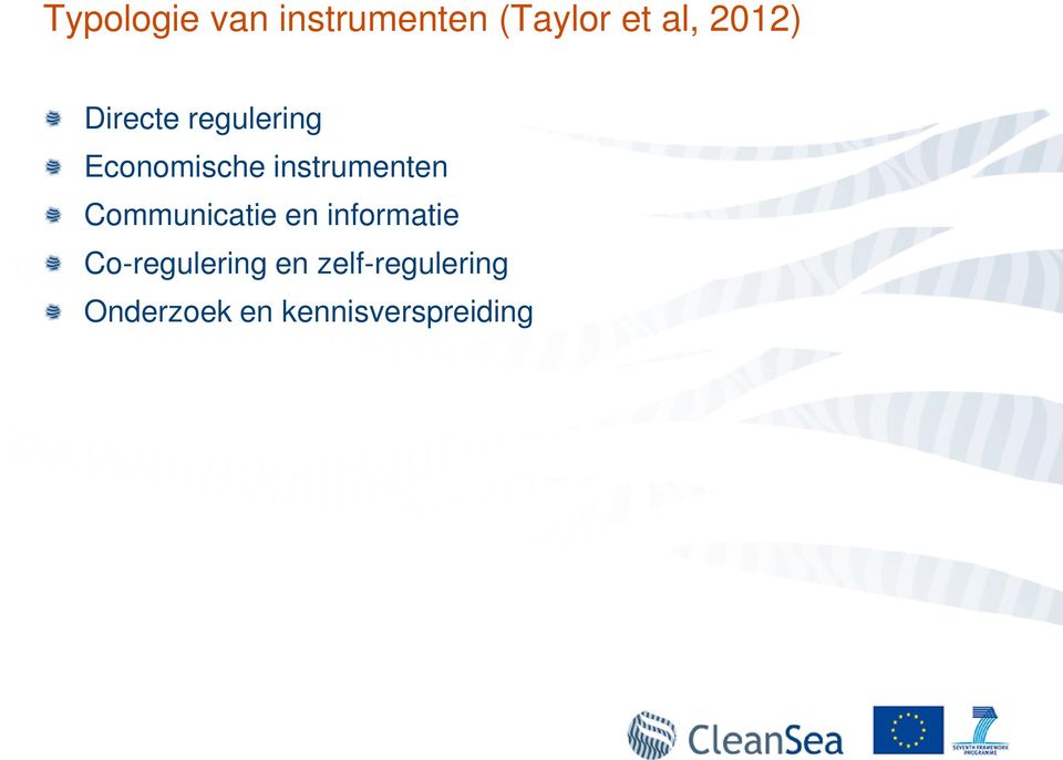 instrumenten Communicatie en informatie