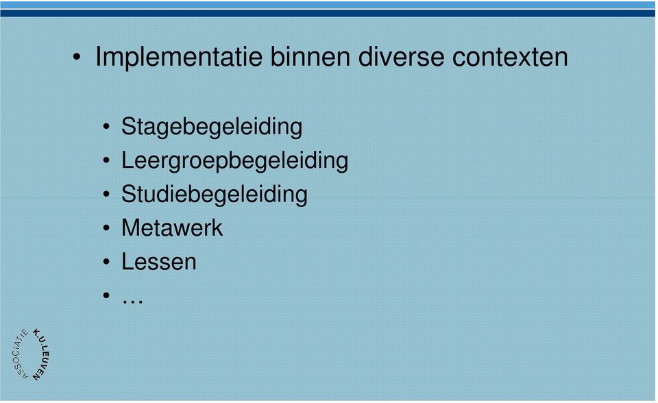 Stagebegeleiding