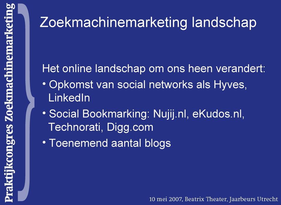 als Hyves, LinkedIn Social Bookmarking: Nujij.