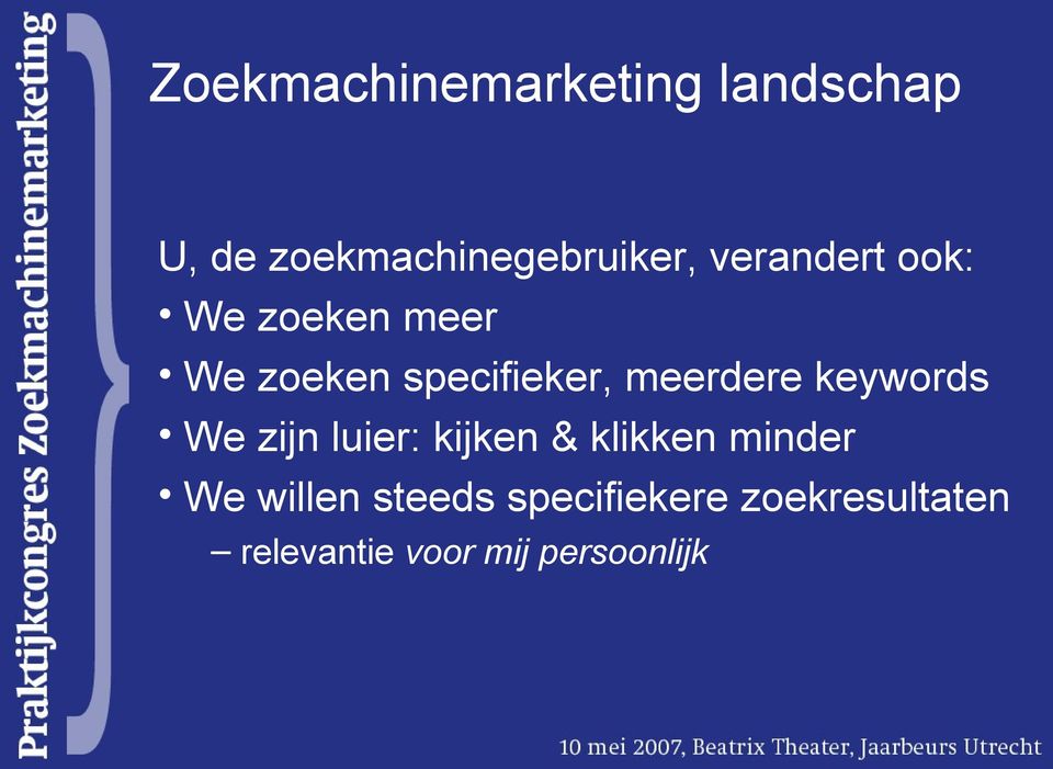 keywords We zijn luier: kijken & klikken minder We willen