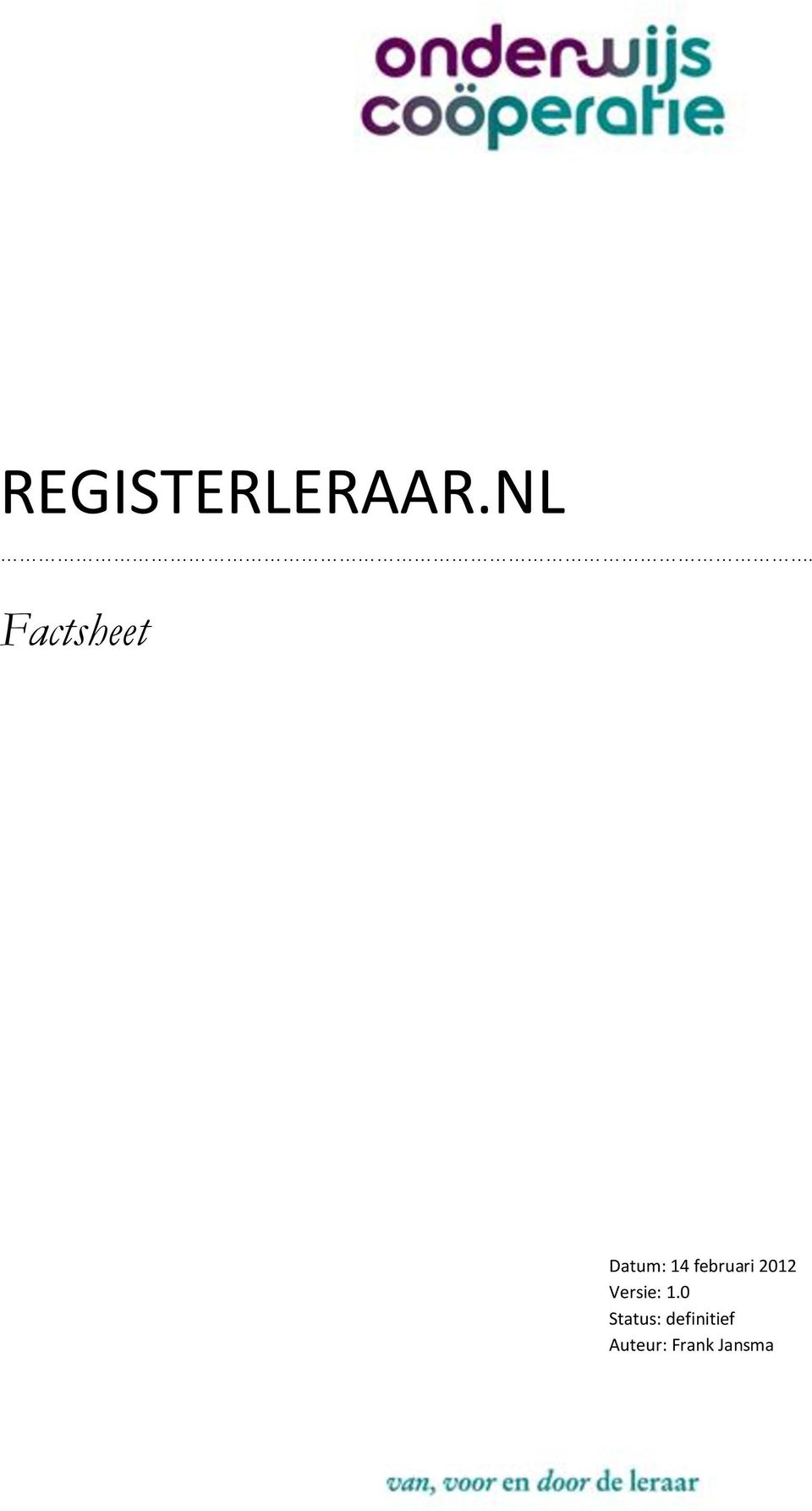 februari 2012 Versie: 1.