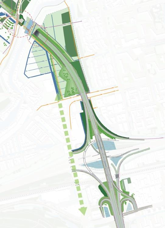 Oplossingenkaart, uitsnede Terbregseveld De rijksweg 13-16 Rotterdam De rijksweg 13-16 Rotterdam (afgekort: de A13/A16) komt door het Terbregseveld te lopen.