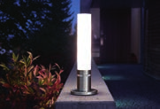 Sensorlampen voor de tuin buiten G9 of E 27-fitting GL 60 S infrared sensor 360 max. 12 m E27 G9 Inclusief adaptermodule voor 3 x G9 lampen Geschikt voor gloei-, spaar- en led-lampen EAN GL 60 S.