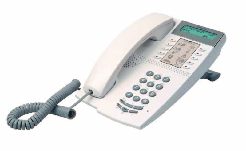 Telefoons die uitblinken door hun eenvoud BusinessPhone Hospitality bestaat uit diverse telefoons die speciaal zijn ontworpen om te voldoen aan de directe behoeften van gasten, front office en