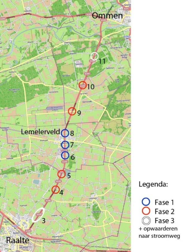 4 De 7 Bouwstenen De 7 bouwstenen zijn onderdeel van de fasen 1 en 2. Ze worden vanaf het zuiden richting het noorden in dit plan behandeld.