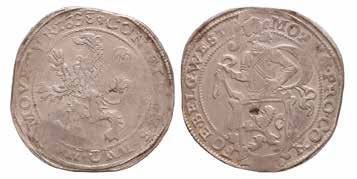 Provinciale munten - Bat. Republiek - Lod. Napoleon - Koninkrijksmunten 1069. Dukaton of zilveren rijder Utrecht 1668. Fraai +. CNM 2.43.96. Delm. 1029. (Afbeelding verkleind) 70,- 1070.