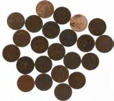 1 cent 1195. ½ cent Wilhelmina 1937. FDC. 5,- 1196. 5x ½ cent 1x 1878, 1883, 1884, 1885, 1886, variërend van Fraai tot Zeer Fraai +. 30,- 1197.