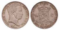 ½ gulden Provinciale munten - Bat. Republiek - Lod. Napoleon - Koninkrijksmunten 1370. 4x 25 cent 1x 1894, 1895, 1896, 1897, variërend van Fraai - tot Fraai/Zeer Fraai. 50,- 1371.
