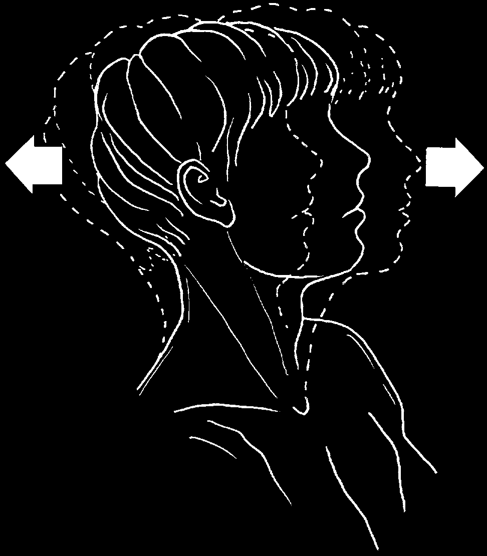 14 De romp 9 ; Figuur 2.10 De romp kan de basis vormen voor translatiebewegingen, zoals bij het gebruik van een hoelahoep (de zogenaamde isolaties in dans en mime).