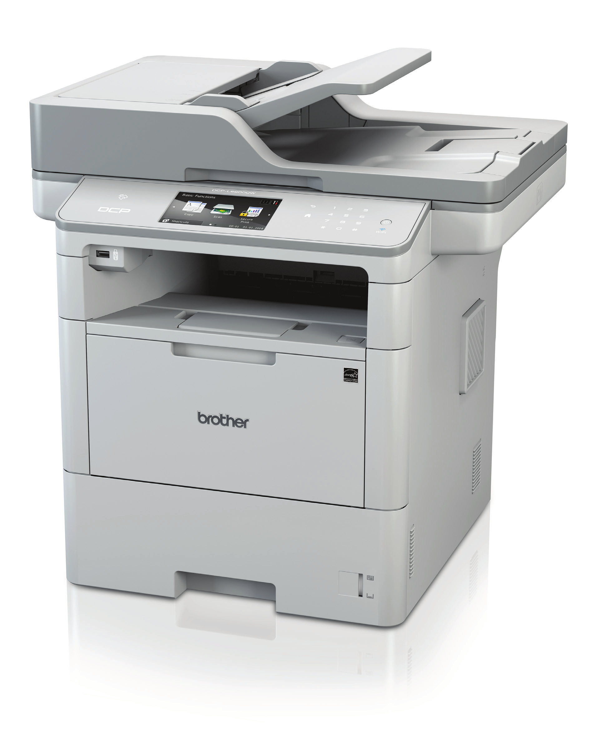 DCP-L6600DW Brother All-in-one zwart-witlaserprinter Professionele all-in-one zwart-witlaserprinter voor werkgroepen Printen Kopiëren Scannen 46 520