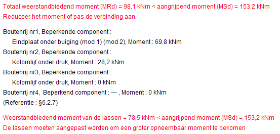 Standaard boutverbinding Momentcapaciteit Stijfheid Effectieve trekkracht per