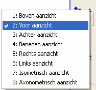 Tekenen van een metserblokje. Oefening in 3D tekenen.