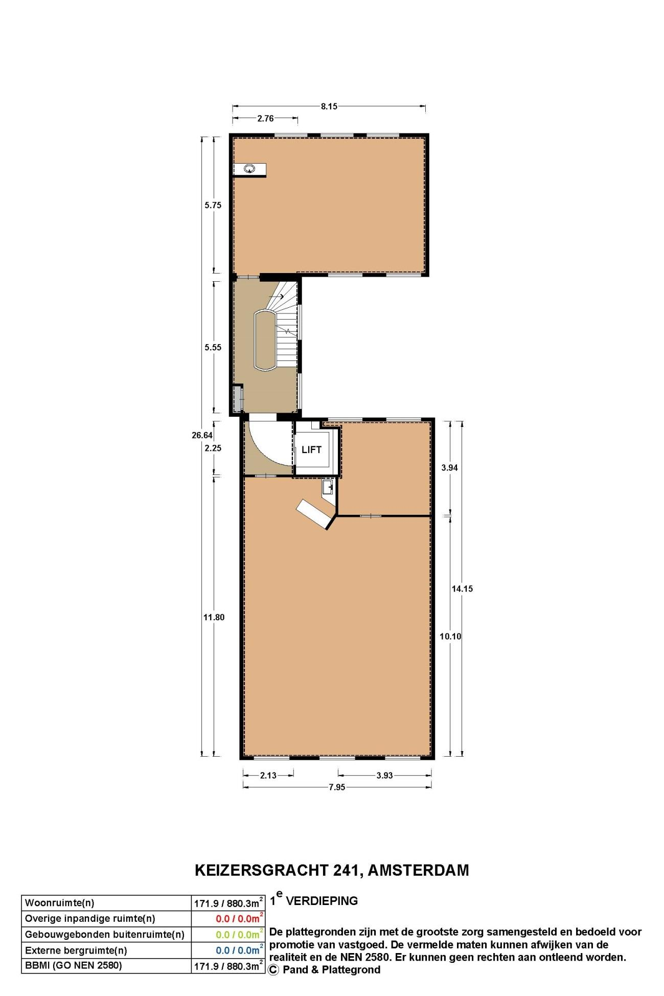 De plattegrond van